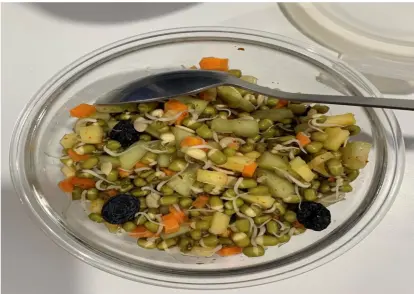 Mango Sprouts Salad