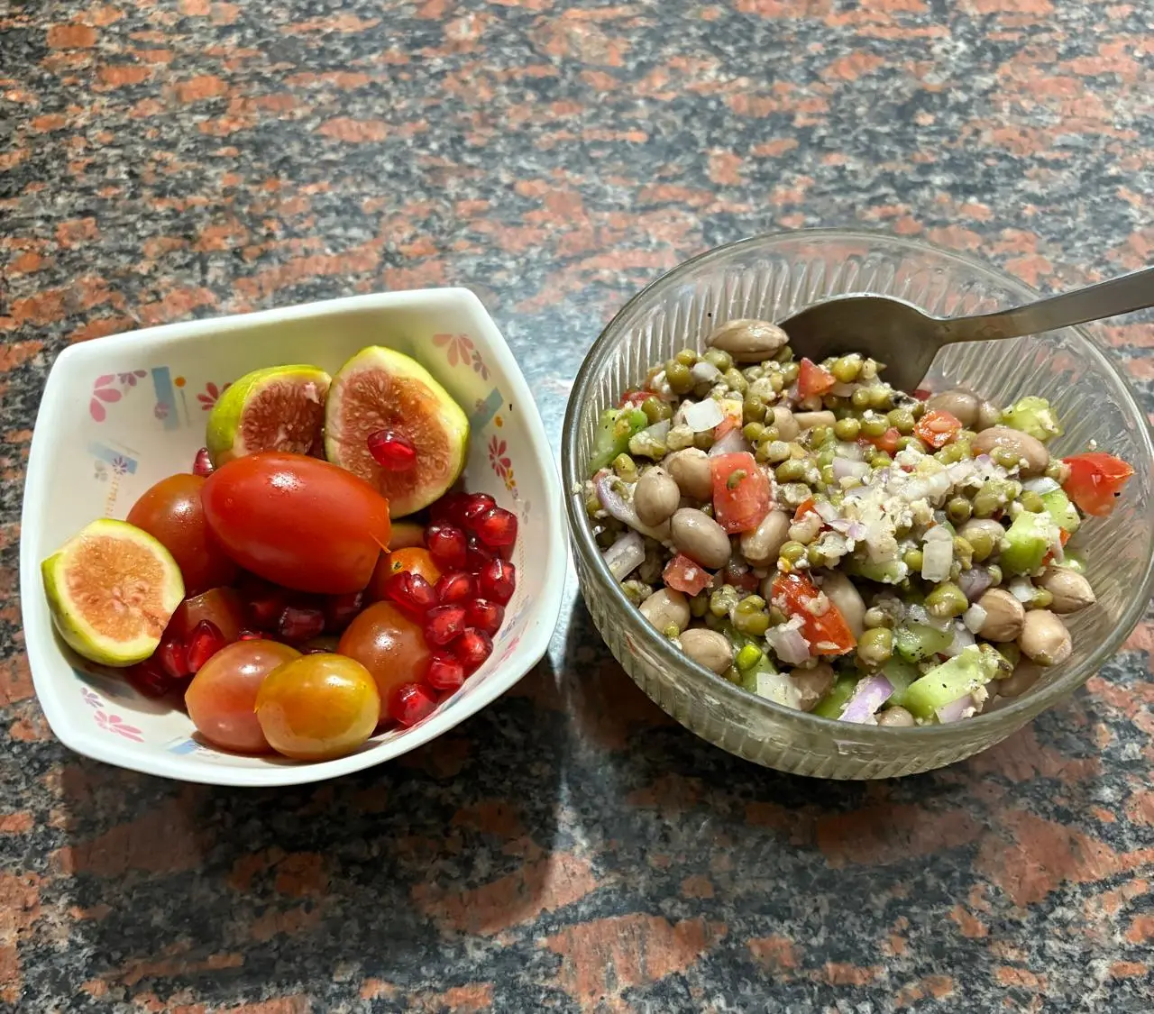 Peanut & Moong Dal Salad